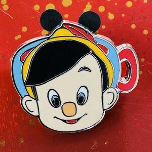 Disney Parks 2024 Character Coffee Mugs Mystery Pinocchio Disney Pin